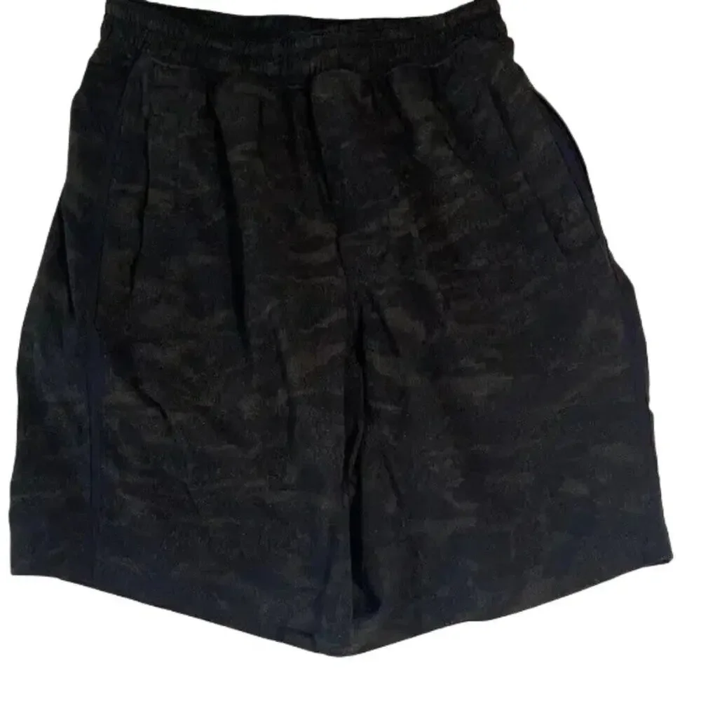 lululemon athletica Black Patterned Athletic Shorts